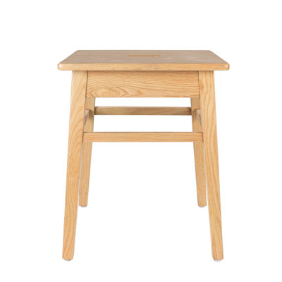 Aquino Solid Wood Accent Stool