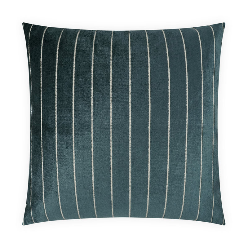 Bizete Square Pillow Cover & Insert, Square 20", Blue