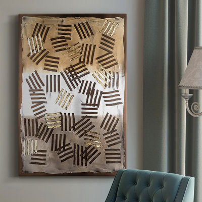 Raffia Palm I, reproduction encadrée de qualité supérieure - prête à être accrochée
