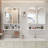 Double-Arched Mirror Cabinet Medicine Cabinet