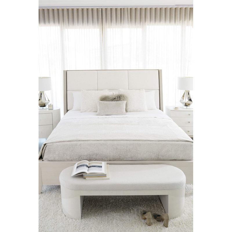 Axiom 3 - Drawer Nightstand in White/Gray
