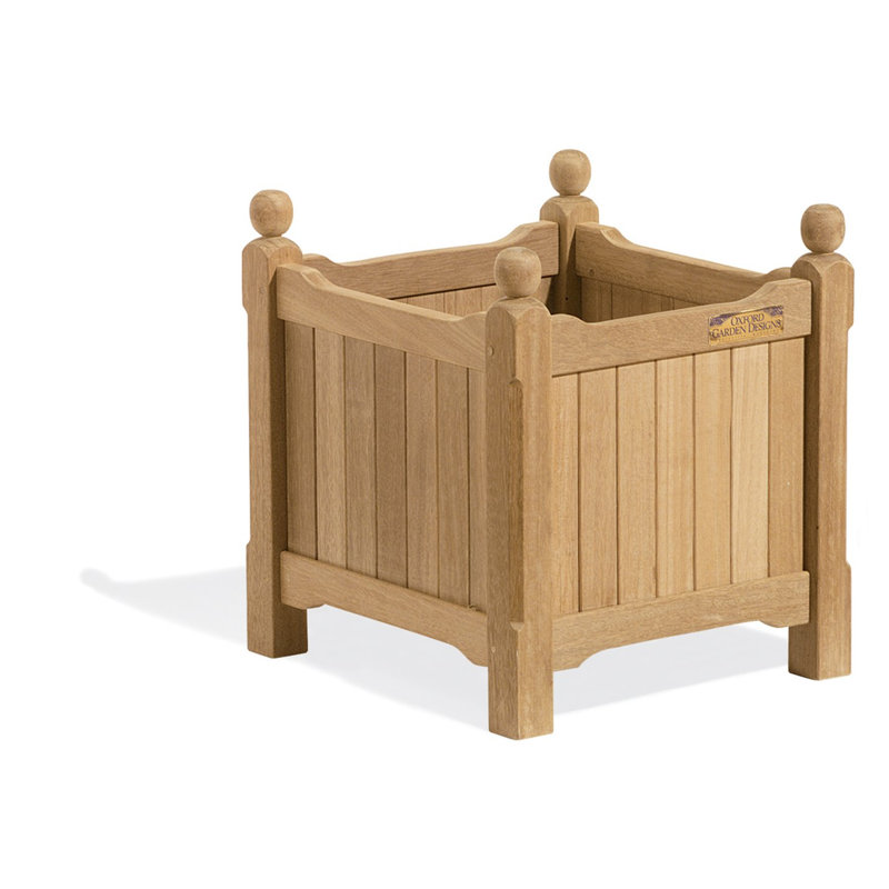 Pot à fleurs surélevé en bois, H 17 po x l 19 po x P 19 po