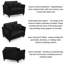 Fauteuil d'appoint 46,5 po avec dossier ergonomique et coussin moelleux-216597970