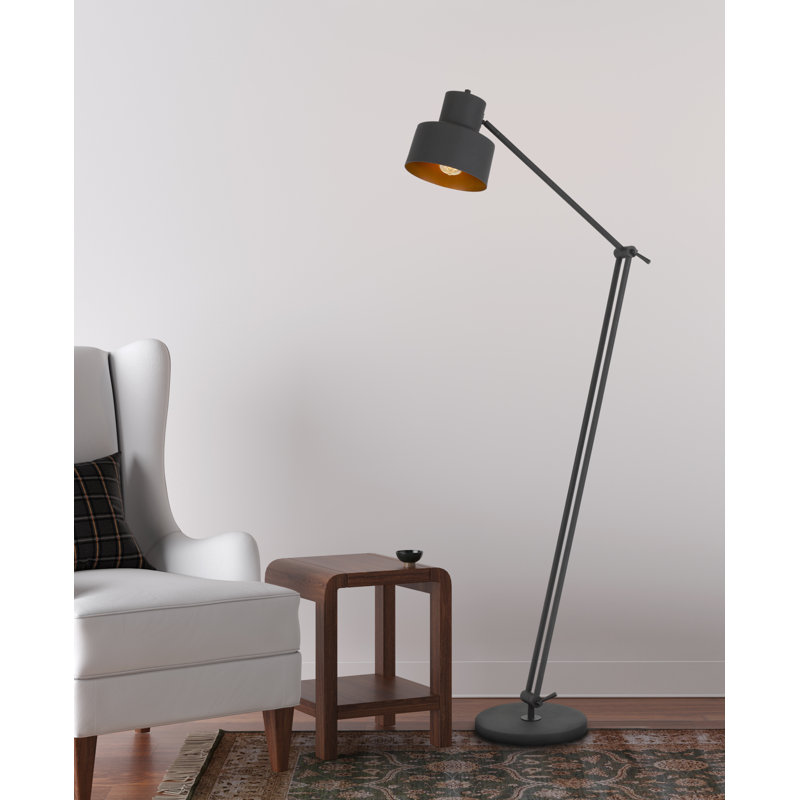 Demandrea 65'' Gold Task Floor Lamp