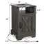 15.75cm W Bedside Table-904901617