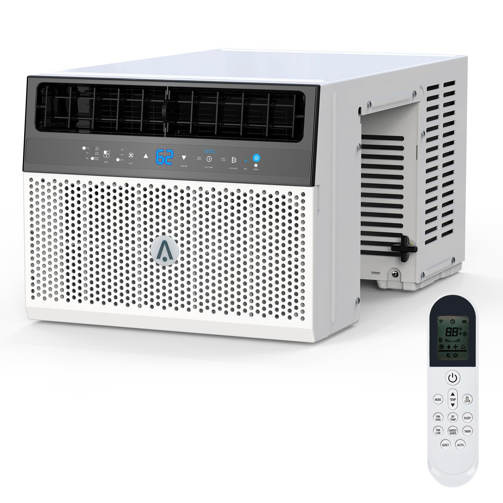 GarveeHome 8000 BTU U-Shaped Smart Window Air Conditioner WiFi AC Unit ...