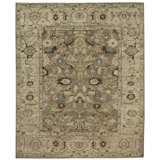 Sultanabad Hand-Knotted Gray Area Rug