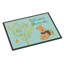Tapis de porte airedale terrier Yonker