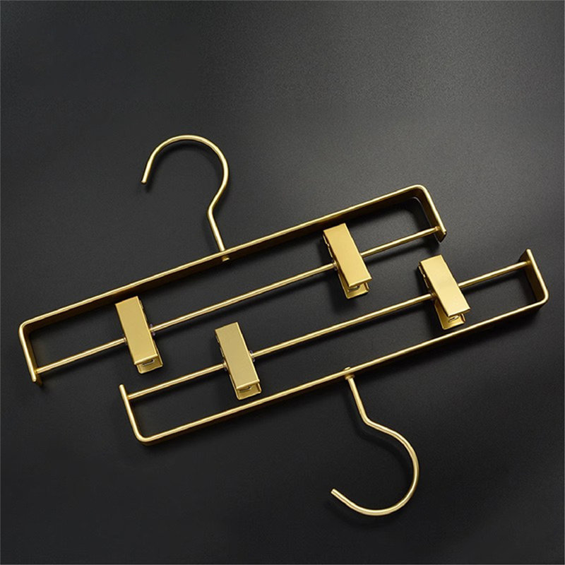 Aluminum Alloy Pants Hanger with Clips, 5