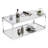 Lennert 44"W Modern Rectangular Glass Coffee Table for Living Room
