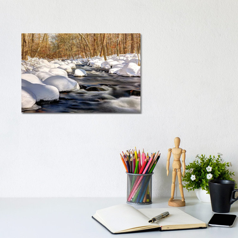 Marshmallow Flow by David Gardiner - Wrapped Canvas Gallery-Wrapped Canvas Giclée, 8"H x 12"W