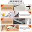 Housse de table en plastique, 42 po x 96 po x 0,08 po, protecteur de table en PVC transparent, tapis de bureau rectangulaire transparent, housse de table résistante à l'eau et à l'huile pour table de salle à manger, commode, table de travail, commode, etc.