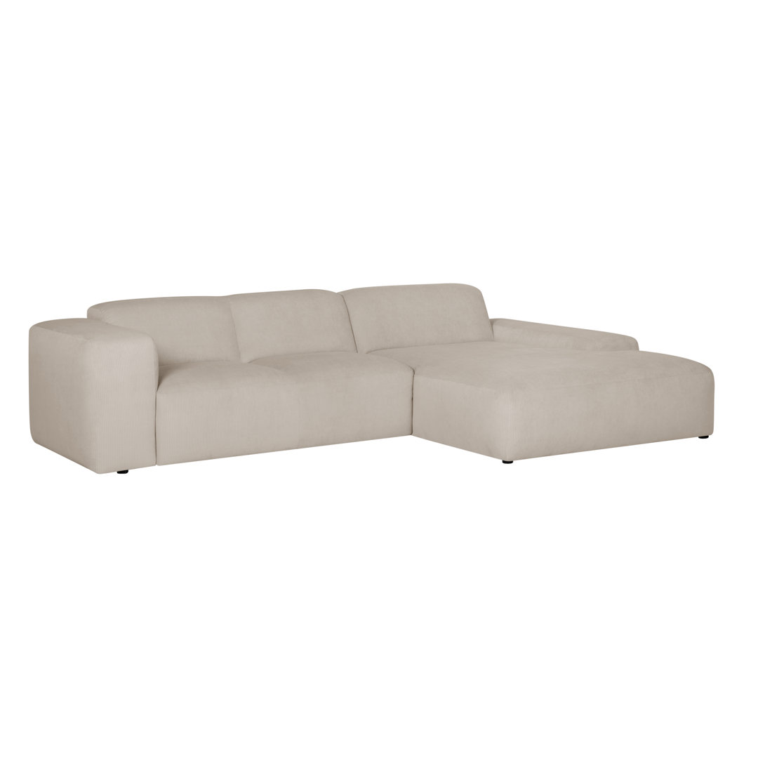 Ecksofa Chiodo - mittelgroßes Sofa Element - normale Länge Chaise Longue