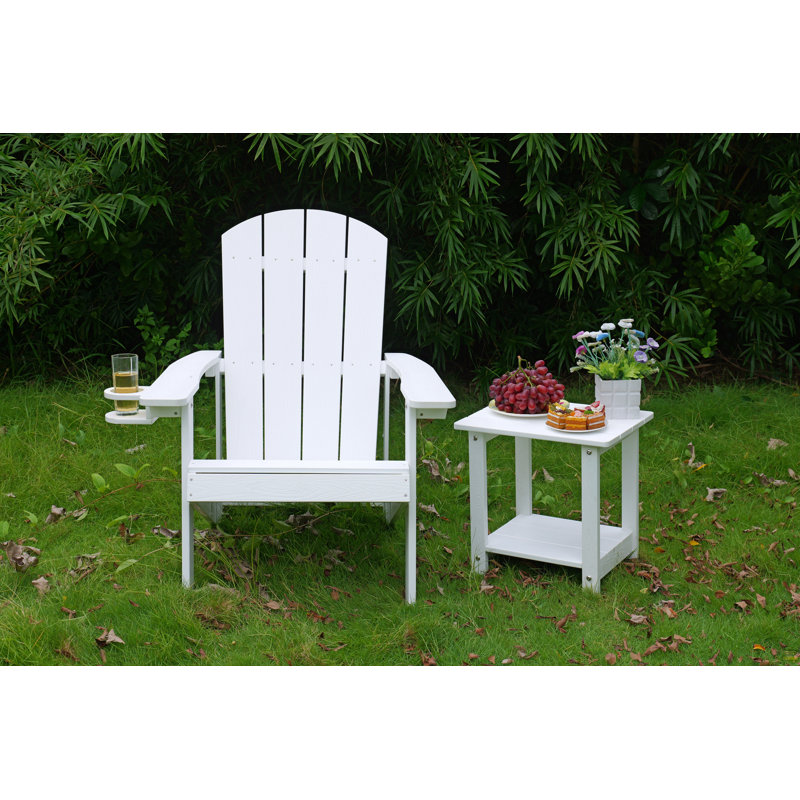 Chaises longues d'extérieur 2 pièces 2 pièces, Blanc