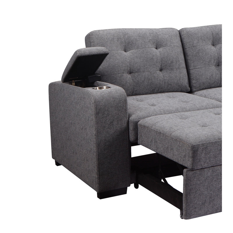Canapé-lit modulaire modulaire avec méridienne avec méridienne de rangement Living Room
