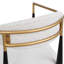 Beige rembourré de 2, hauteur de comptoir avec pieds en fer pour la cuisine, capacité de poids maximale de 260 lb, tabourets de bar Island, forte de 265 lb