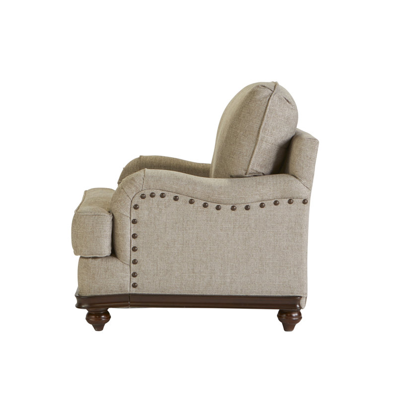 Ducote Upholstered Club Chair, Jazzy Heather