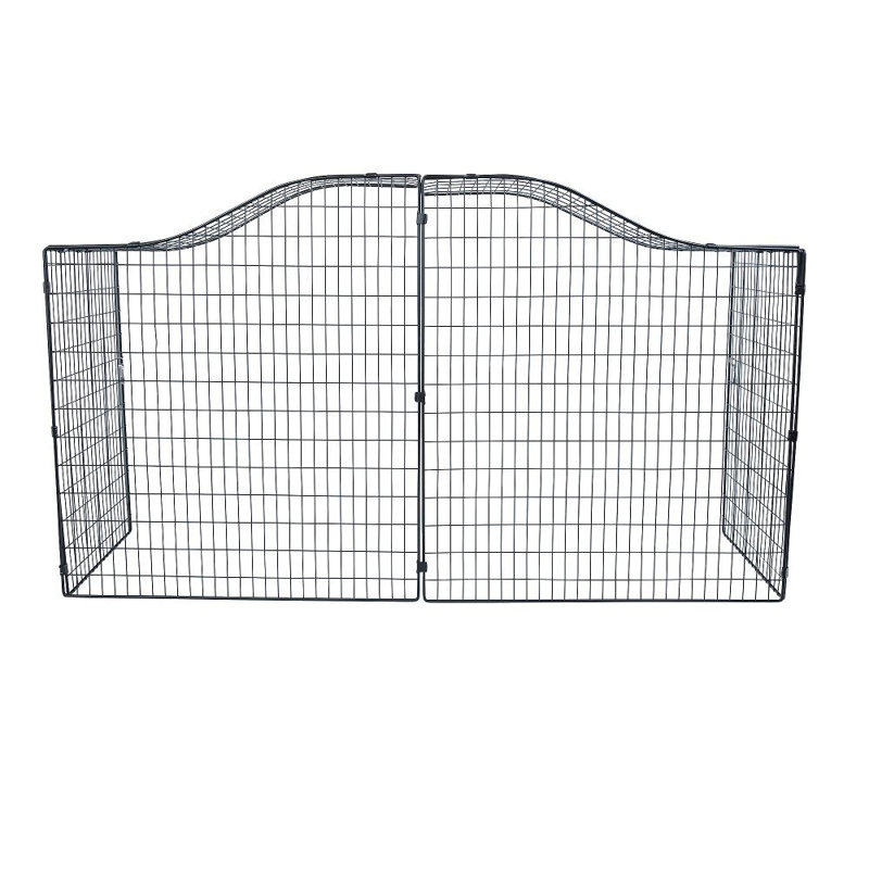 Lathrup Metal Fireplace Screen, 83cm H x 144cm W x 40cm D