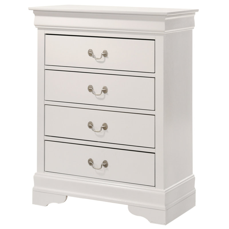 Commode 4 tiroirs Louis Phillipe, Chêne