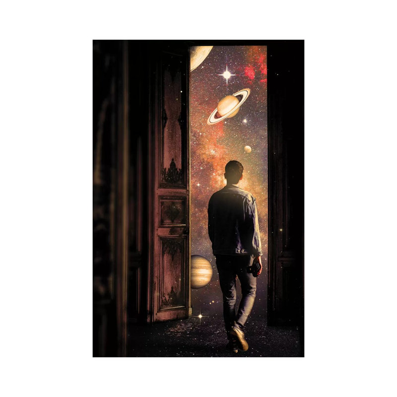 Curious by Nicebleed - Print on Canvas, 66.04cm H x 45.72cm W x 1.91cm D, Wrapped Canvas