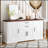 63-Inch Farmhouse Barn Door Storage Cabinet With Adjustable Shelves And Door Rack For Versatile Home Organization-825263885
