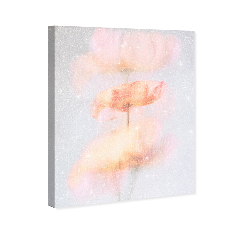 Glitchy Bloom Print by Oliver Gal, 16"H x 20"W, Gallery Wrapped