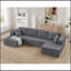 Canapé modulaire en forme de U, ensemble de canapé modulaire minimaliste-1852813276
