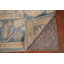 Tapis unique en laine nouvel âge 9 pi 9 po x 8 pi Feristah - bleu marine et bleus Feristah