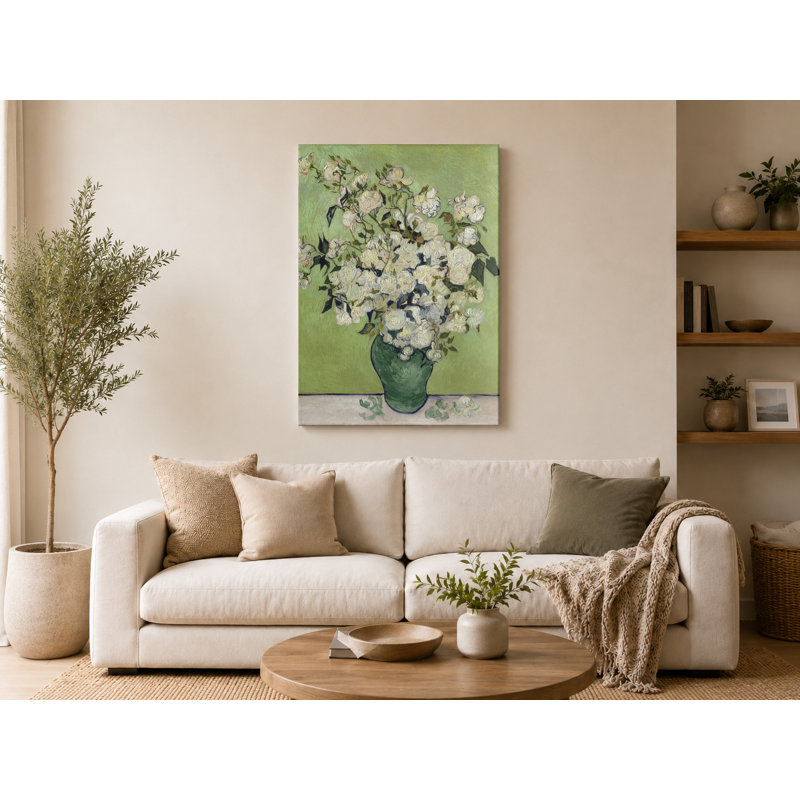 Roses (1890) - Portrait, art mural sur toile, 20" W x 16" H