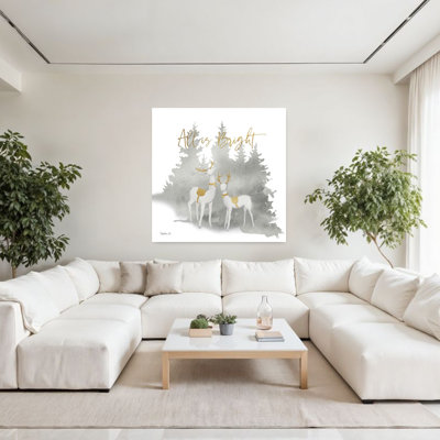 Art contemporain hivernal pin de Woodland