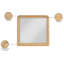 Miroir d'appoint biseauté Aerik-530903836