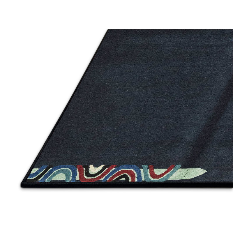 Abstract Indoor Rug, Rectangle 2' x 4'