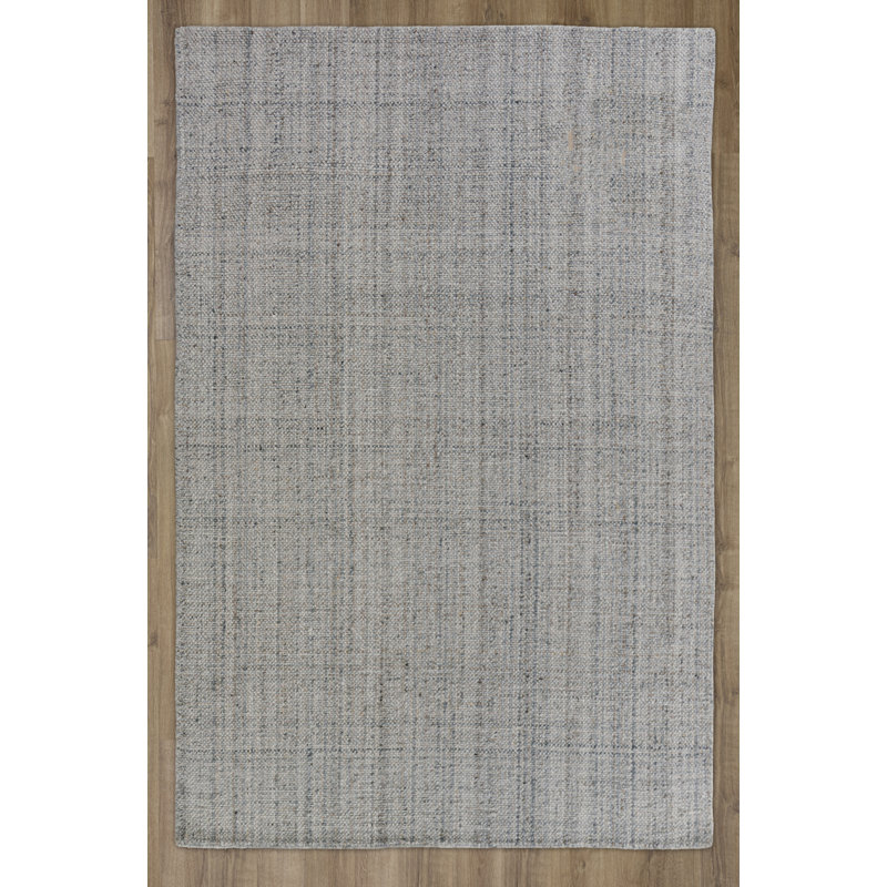 Tapis 100% polyester tissé à la main, Bleu, 7'9" x 9'9"