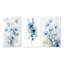 «Tender Ginko Leaves In Blue Shades», 3 pièces-762851193-762851188