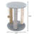 PETMAKER Cat Scratching Post - Scratcher Posts with Carpeted Scratch Pad Base and Perch - Furniture Scratching Deterrent for Indoor Cats-70897451