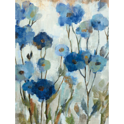 " Abstracted Floral In Blue III " by Silvia Vassileva