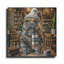 «Hipster Dog - French Bulldog» par Rey Klimt, art mural en métal-303634930
