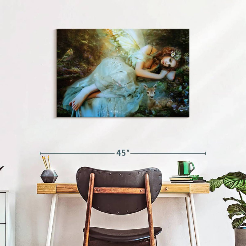 Kelan Spring Fairy, 24" H x 36" W