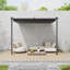 Metal Pergola-438048853