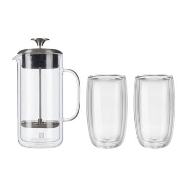 Bodum Columbia 12-Cup French Press Coffee Maker Double Wall Stainless Steel
