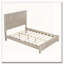 Structure de lit plateforme en bois massif avec tête de lit haute sans sommier-246553965-246553963