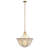 Aire 4-Light Small Chandelier, Pale Blue Linen-135533112