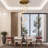 Led Platinum Leaf High Ceiling Chandelier-876040656