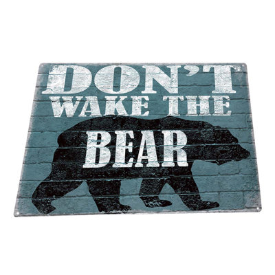 " Blue Don't Wake The Bear Wall "