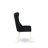9 Piece Dining Room Set Contains an Oval Wooden Table with Removable leaf and 8 Upholstered Chairs, linen white-303866477
