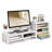 Wood Monitor Riser, 2 Tier Computer Monitor Stand