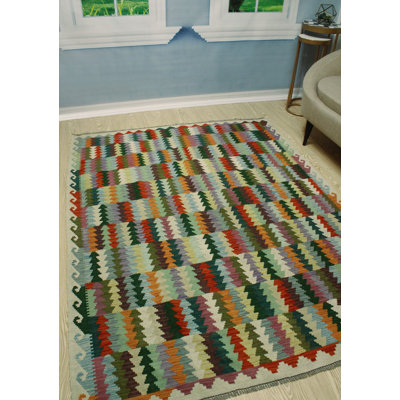 Hults Wool Geometric Indoor Rug