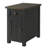 Balsam 25'' Tall Solid Wood End Table with Storage and Built-In Outlets-509907745