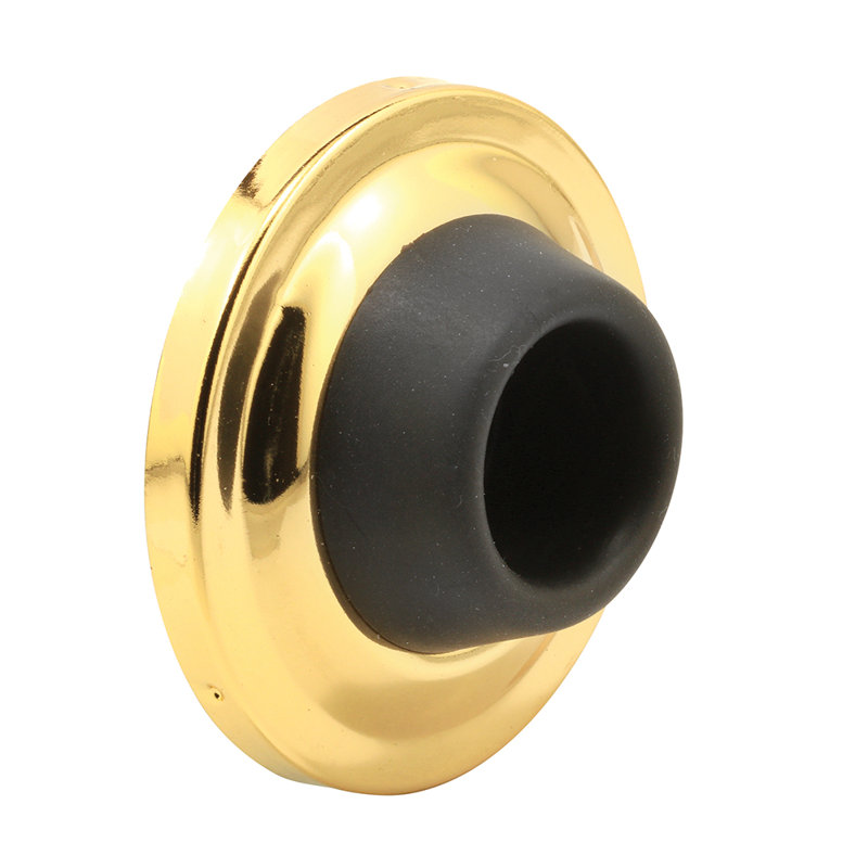 Butoir de porte mural Prime-Line, 2 1/2 po de diamètre, concave, laiton poli (paquet simple)