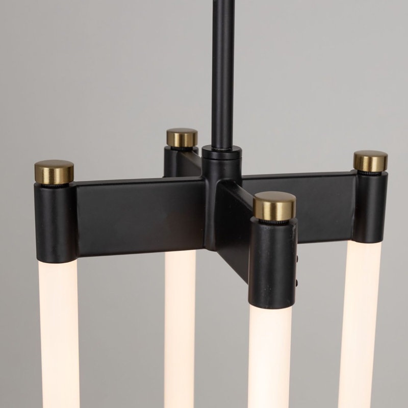 Cascata - 3-Light Island Light - Black/Brushed Brass